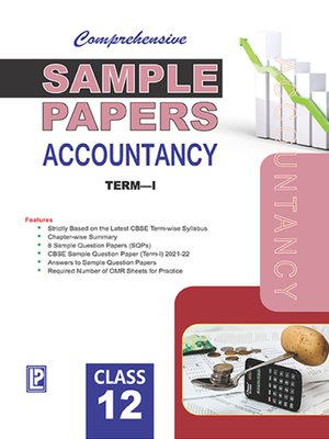 cover image of Comprehensive Sample Papers accountancy XII (Term-I)